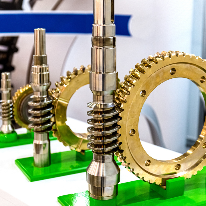 Steel parts for industrial equipment.