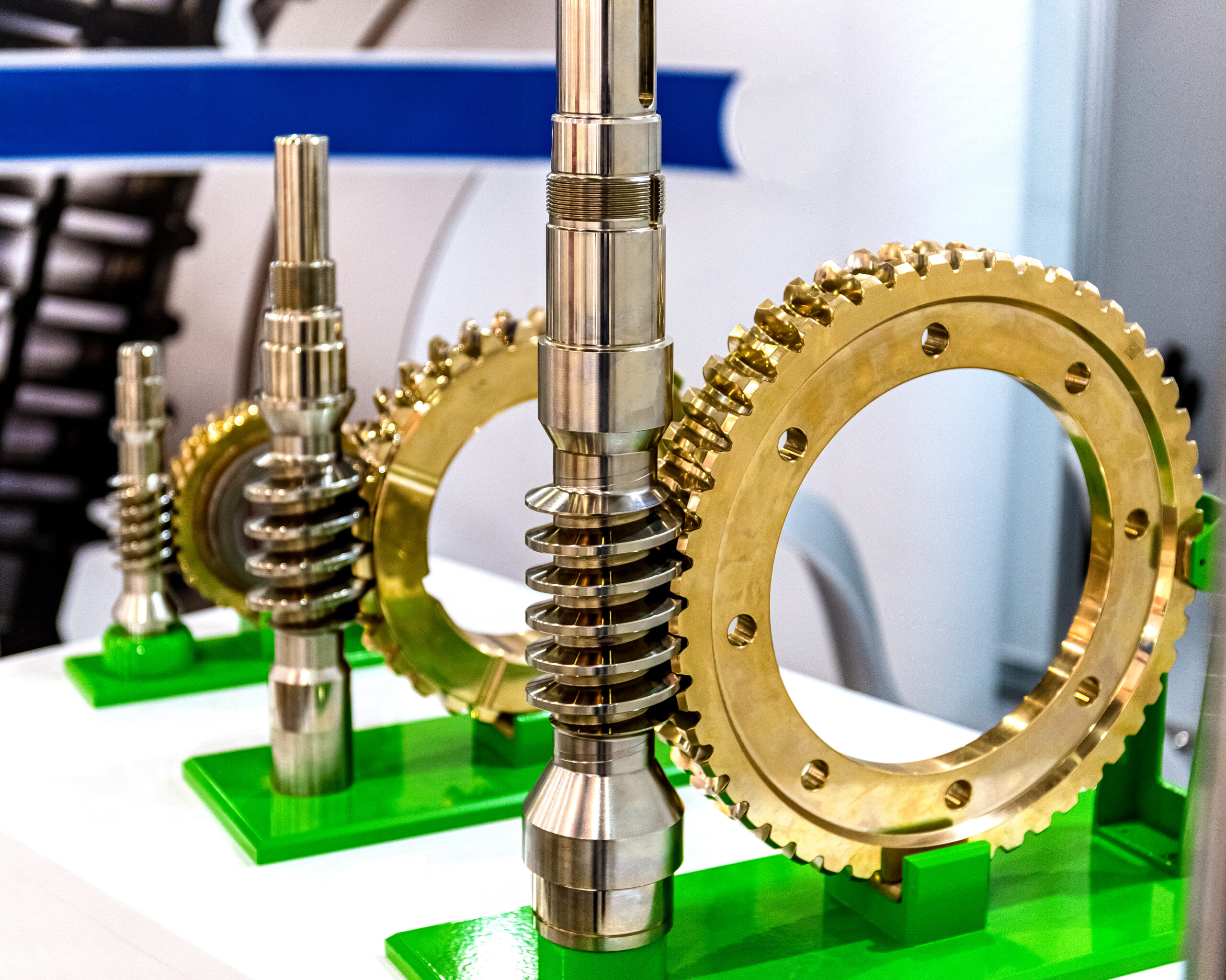 Steel parts for industrial equipment.